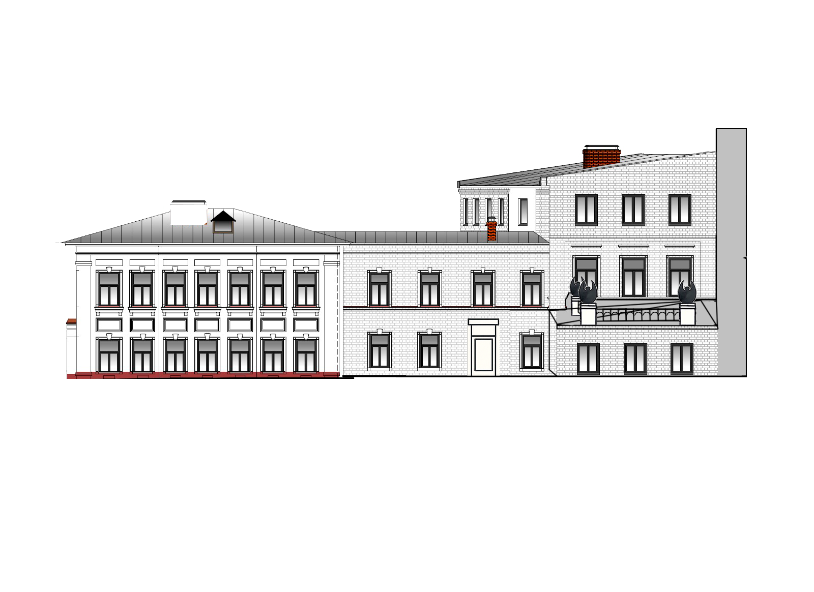 Интерьер бутик-отеля Дом с Гаргульями в центре Ярославля